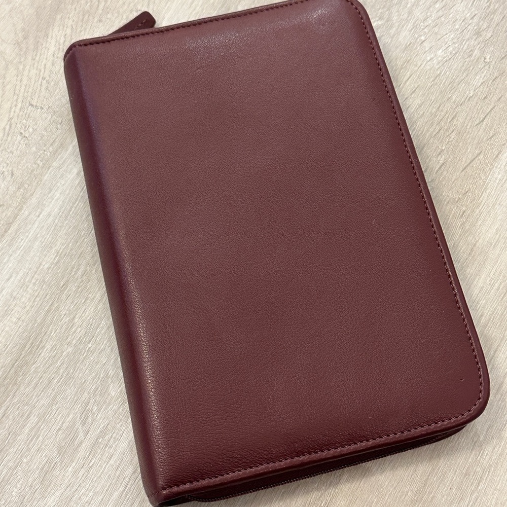 Elegant Burgundy Jewelry Organizer - Picture 2 of 10